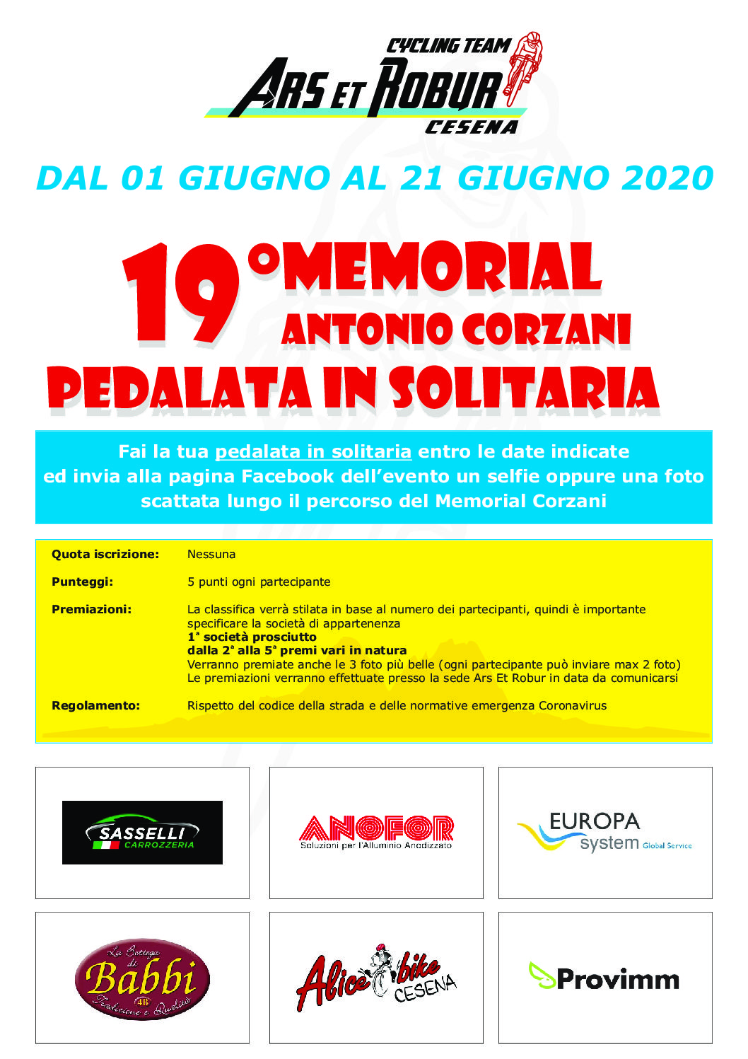 Memorial Corzani Pedalata in solitaria pdf